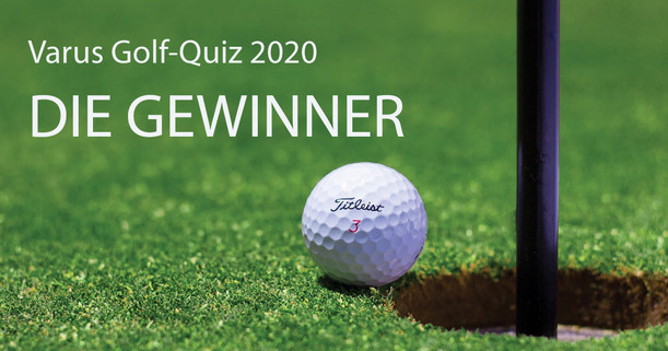 Gewinner des Varus Golf-Quiz 2020 stehen fest